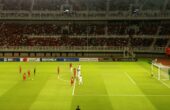 Pertandingan Timnas Indonesia vs Turkmenistan dalam FIFA Matchday di Stadion Gelora Bung Tomo (GBT) Surabaya, Jumat (8/9/2023). Foto: Risky suarasurabaya.net