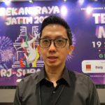 Iwan Wijaya Manajer Marketing Komunikasi Grand City Surabaya saat konpers Pekan Raya Jatim Surabaya, Selasa (19/9/2023). Foto: Meilita suarasurabaya.net