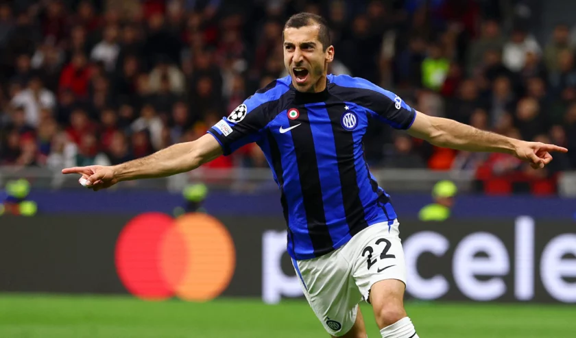 Henrikh Mkhitaryan pemain AC Milan. Foto: Getty Images