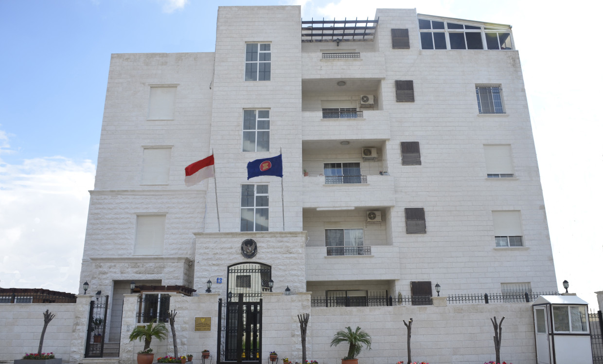 Kedutaan Besar Republik Indonesia (KBRI) di Amman, Yordania. Foto: Wikipedia