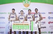 Satria Muda Pertamina Jakarta menjadi juara IBL 3x3 2023 setelah mengalahkan Pelita Jaya Bakrie Jakarta 18-12. Foto : Antara