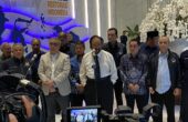 DPP Partai NasDem menggelar konferensi pers terkait dengan Menteri Pertanian Syahrul Yasin Limpo di NasDem Tower, Jakarta, Kamis (5/10/2023). Foto: Antara