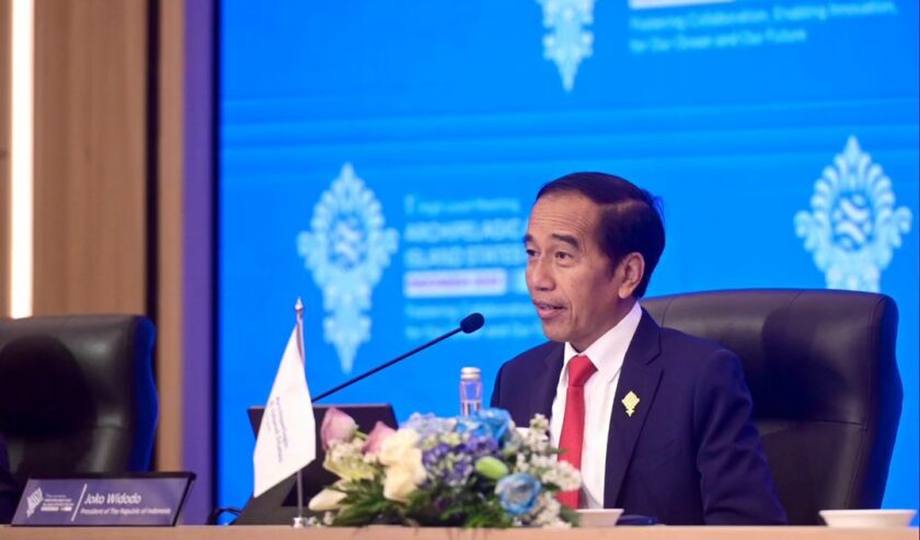 Jokowi Presiden di Konferensi Tingkat Tinggi AIS Forum 2023 di Bali Nusa Dua Convention Center, Nusa Dua, Kabupaten Badung, Bali, Rabu (11/10/2023). Foto: Instagram @Jokowi