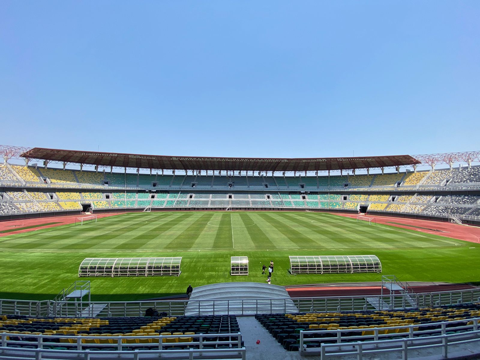 Stadion Gelora Bung Tomo Surabaya, Senin (9/10/2023). Foto: Meilita suarasurabaya.net