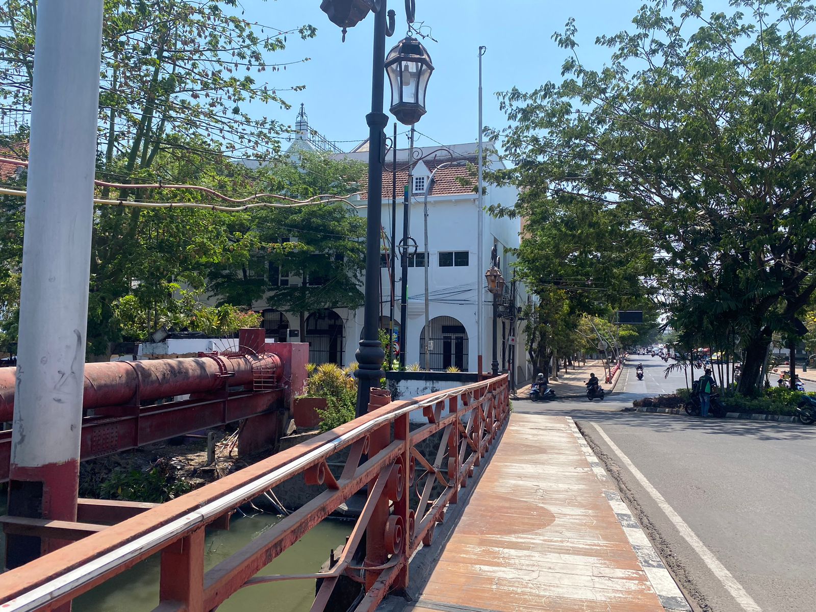 Jembatan Merah yang bakal jadi kawasan Wisata Kutho Lawas. Foto: Meilita suarasurabaya.net