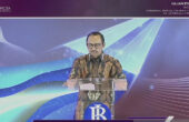 Tangkapan layar Deputi Gubernur Bank Indonesia (BI) Juda Agung dalam peluncuran buku Kajian Stabilitas Keuangan (KSK) No.41 di Jakarta, Senin (23/10/2023). Foto : Antara