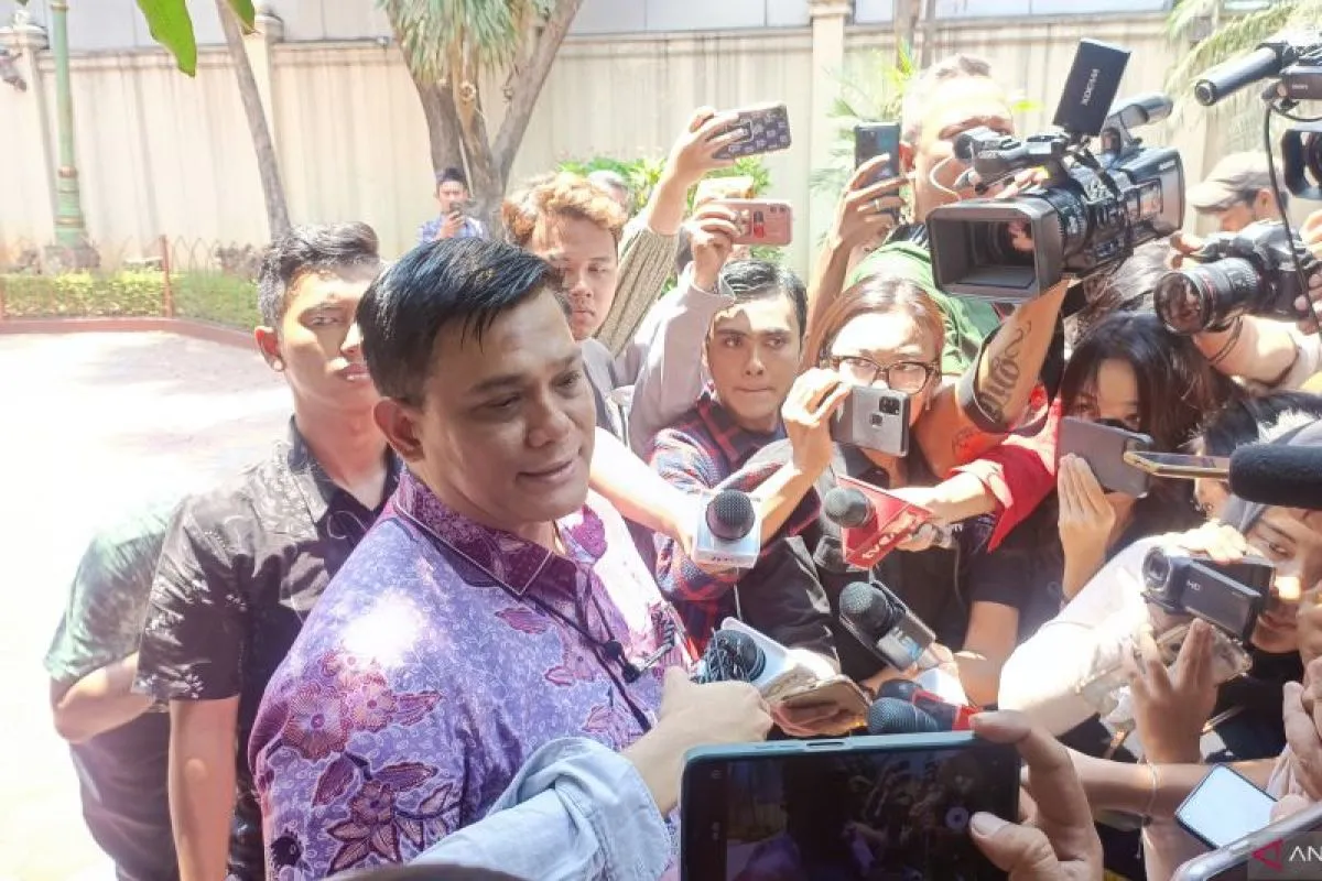 Kombes Pol Ade Safri Simanjuntak Dirreskrimsus Polda Metro Jaya saat menjawab pers di Jakarta, Jumat (20/10/2023). Foto: Antara