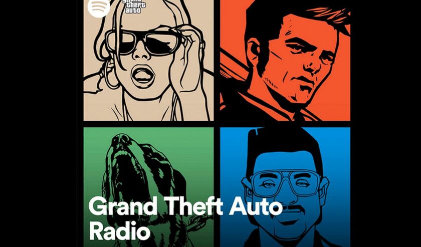 Penerbit video game Rockstar Games menghadirkan Grand Theft Auto (GTA) Radio berisi daftar putar lagu-lagu klasik lewat platform Spotify. Foto: Antara