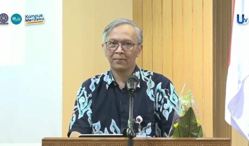 Tangkapan layar Direktur Surat Utang Negara (SUN) Direktorat Jenderal Pengelolaan Pembiayaan dan Risiko Kementerian Keuangan Deni Ridwan dalam webinar SDGs Talk di Jakarta. Foto: Antara