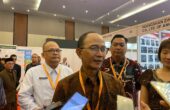 Adik Dwi Putranto Ketua Kadin Jatim waktu ditemui di Dyandra Convention Centre saat pameran alat pertanian Sugarex Indonesia, Rabu (22/11/2023). Foto: Wildan suarasurabaya.net