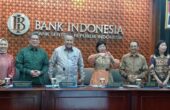 Gubernur dan Jajaran Deputi Gubernur Bank Indonesia dalam konferensi pers terkait hasil RDG di Kantor BI, Jakarta, Kamis (23/11/2023). Foto: Antara