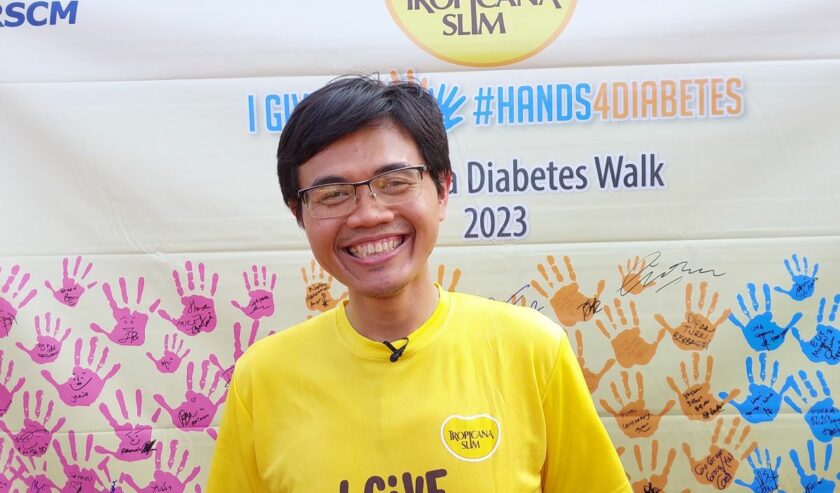 dr. Farid Kurniawan, SpPD, PhD Dokter spesialis penyakit dalam divisi Endokrin, Metabolik dan Diabetes RS Cipto Mangunkusumo Fakultas Kedokteran Universitas Indonesia dalam diskusi kesehatan tentang diabetes di Jakarta, Minggu (12/11/2023). Foto: Antara