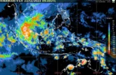 Tangkapan layar kondisi cuaca di Indonesia. Foto: BMKG