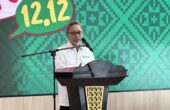 Zulkifli Hasan Menteri Perdagangan pada konferensi pers Hari Belanja Online Nasional (HARBOLNAS) 12.12, di Tokopedia Tower, Jakarta, Selasa (12/12/2023). Foto: Antara