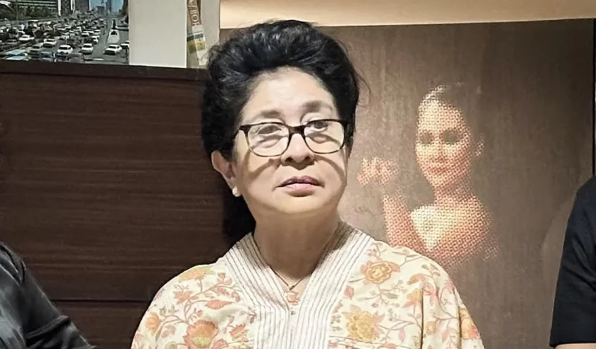 ila Moeloek Menteri Kesehatan RI 2014-2019 Ndalam dialog Hari Ibu 2023 bertajuk Perempuan dan Kesehatan Jiwa di Gedung Perpustakaan Nasional, Jakarta, Jumat (22/12/2023). Foto: Antara