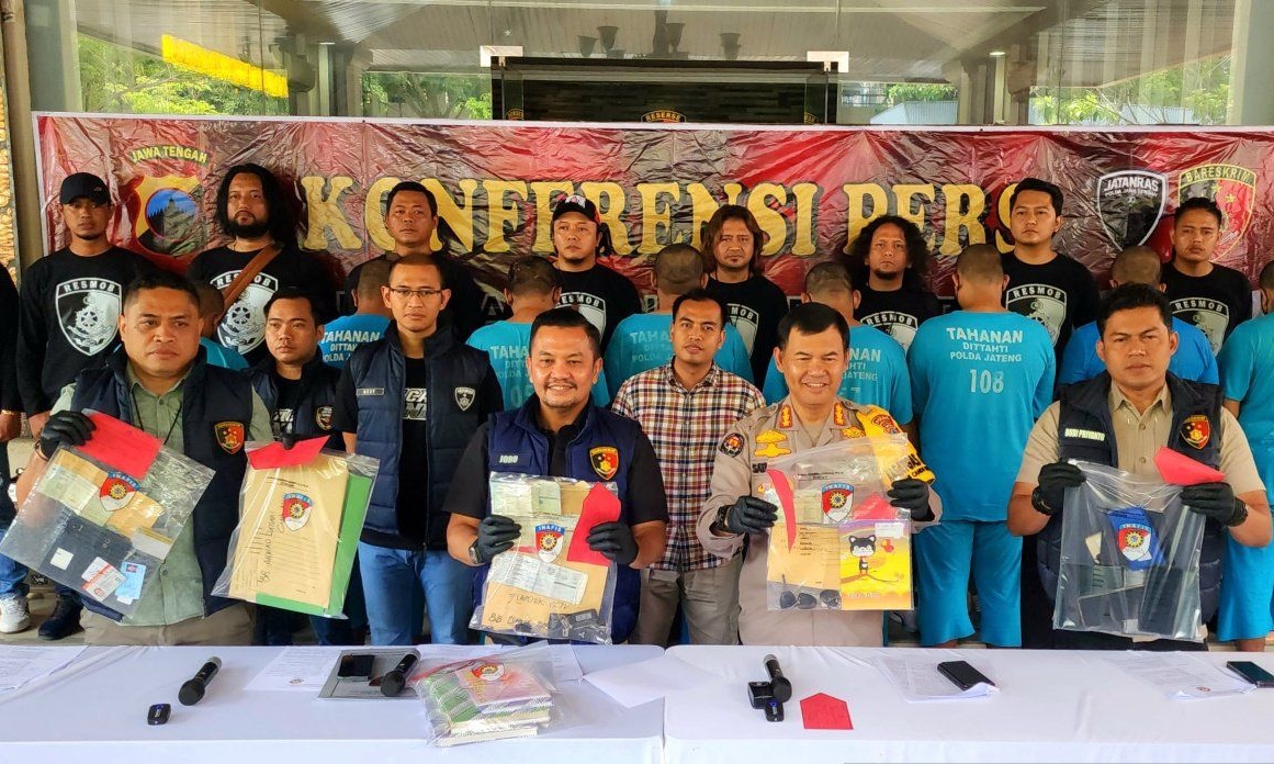 Delapan Debt Collector Tarik Paksa Kendaraan di Semarang Dijerat Pasal Pencurian