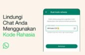 Ilustrasi fungsi kode rahasia di fitur Chat Lock WhatsApp. Foto: WhatsApp Indonesia