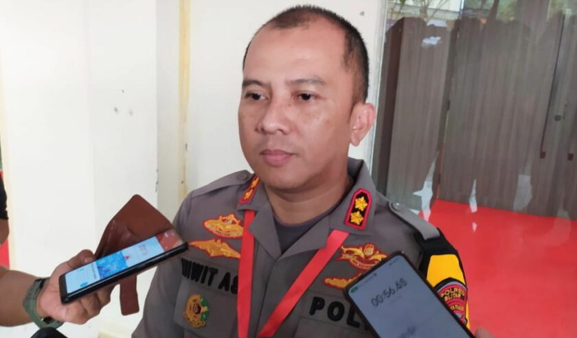 AKBP Wiwit Adisatria Kapolres Blitar waktu ditemui usai menghadiri kegiatan di Mapolda Jatim, Jumat (15/12/2023). Foto: Wildan suarasurabaya.net