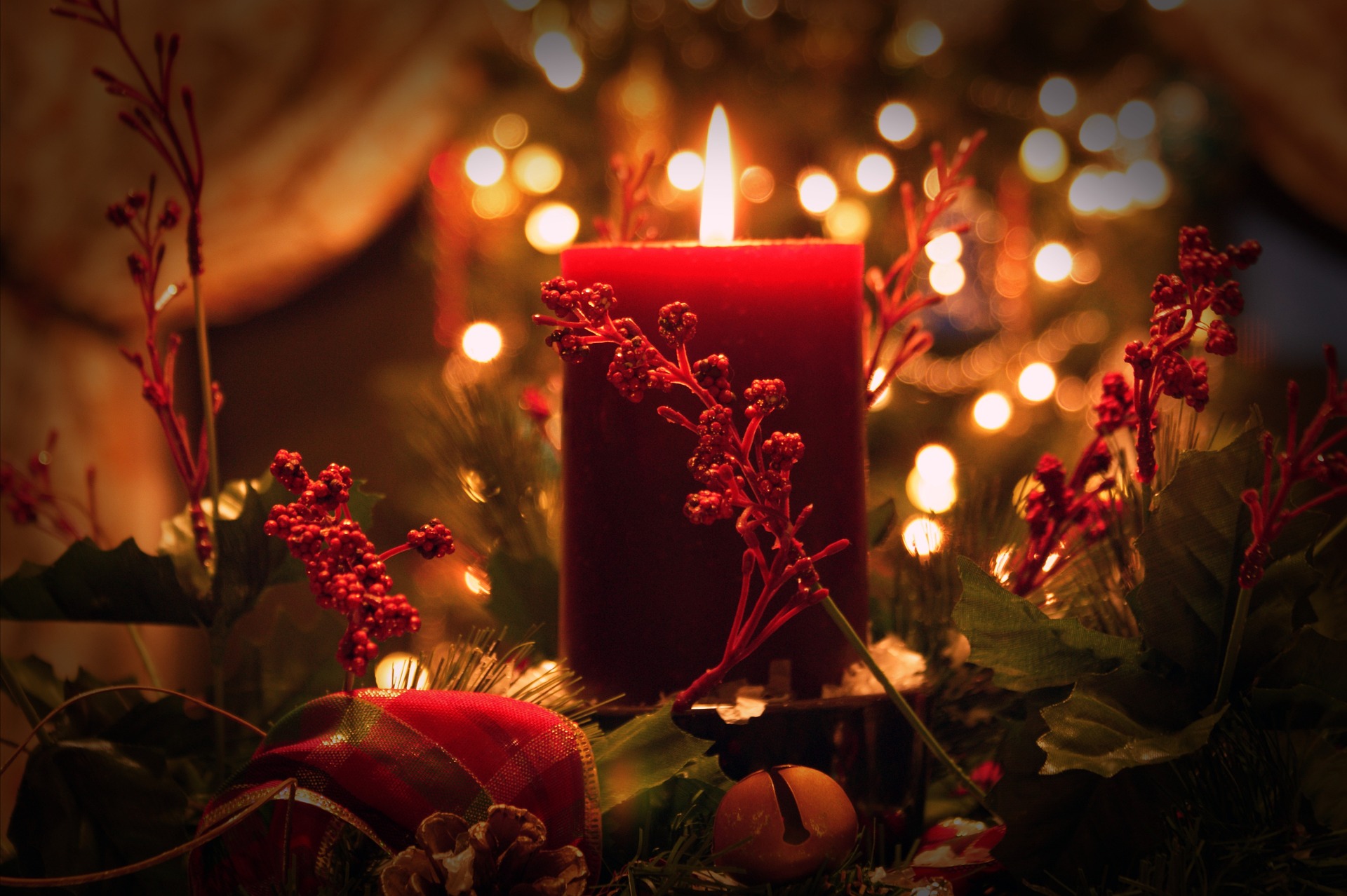 Illustrasi lilin natal. Foto: Chantelle Thompson, Pixabay