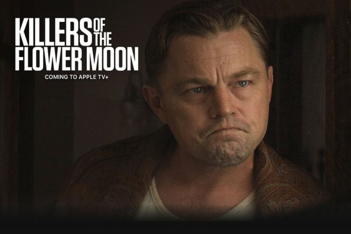 Aktor Lonardo DiCaprio dalam salah satu adegan pada film "Killers of The Flower Moon". Foto: tv.apple.com