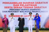 Penlantikan Pj. Bupati Sampang dan Pj. Walikota Probolinggo, di Gedung Negara Grahadi Surabaya, Selasa (30/1/2024). Foto : Humas Pemprov Jatim