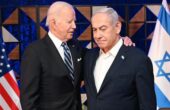 Joe Biden Presiden Amerika Serikat (kiri) bersama Benjamin Netanyahu Perdana Menteri Israel. Foto: Israel GPO
