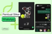 Ilustrasi fitur baru "Sticker Maker" yang dirilis WhatsApp untuk pengguna iPhone. Foto: WhatsApp Indonesia