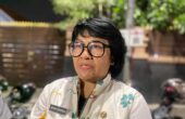 Jeane Taroreh Kepala UPTD Parkir Dishub Kota Surabaya, Kamis (11/1/2024). Foto: Meilita suarasurabaya.net