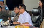 AKBP Hendro Sukmono Kasat Reskrim Polrestabes Surabaya waktu jumpa pers Senin (22/1/2024) kemarin. Foto: Wildan suarasurabaya.net