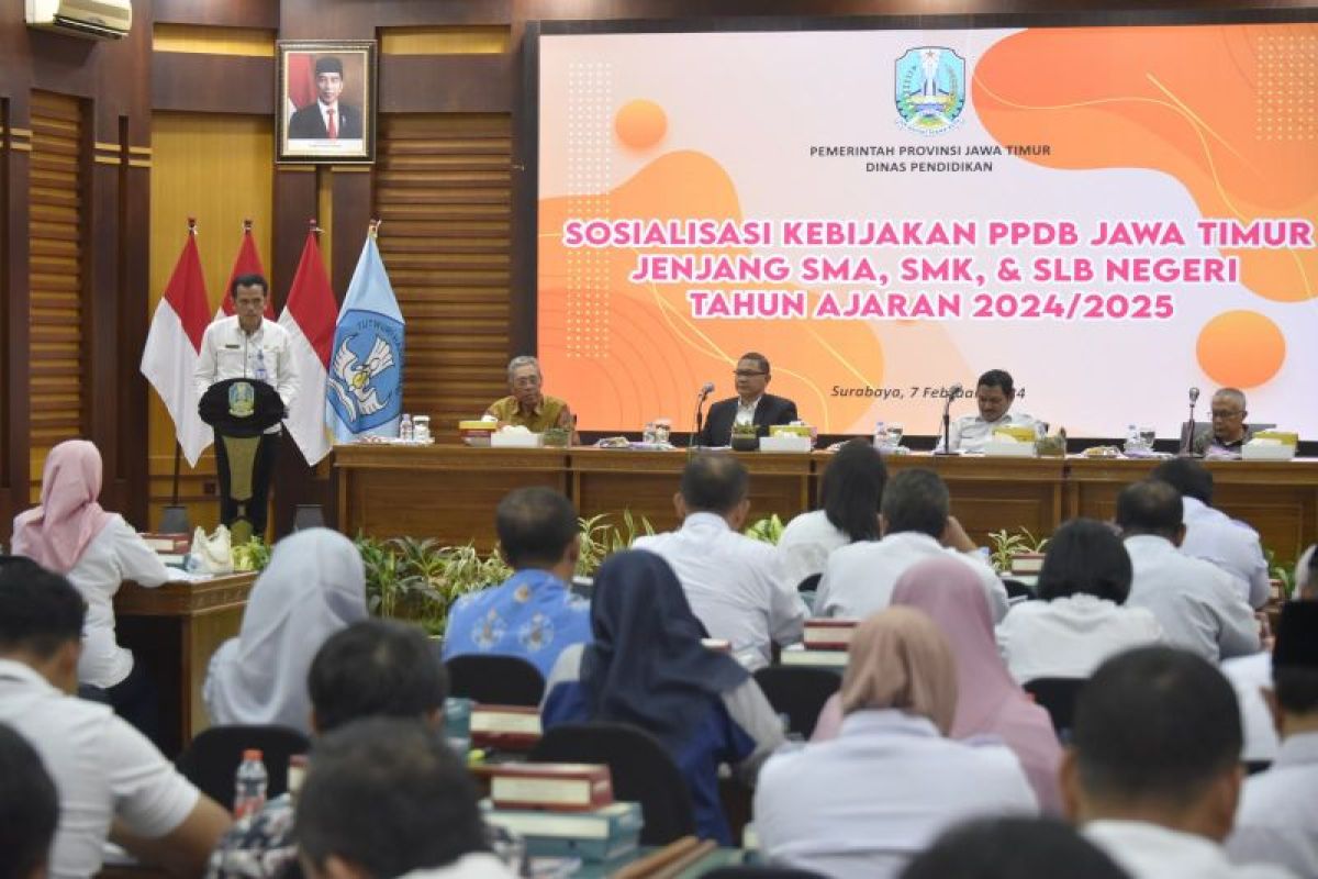 Sosialisasi PPDB SMA/SMK tahun ajaran 2024/2025 yang dilakukan Dinas Pendidikan Jatim. Foto: Humas Dinas Pendidikan Jatim