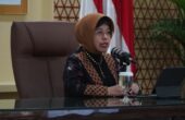 Amalia Adininggar Widyasanti Plt. Kepala BPS menyampaikan rilis Berita Resmi Statistik di Jakarta, Senin (5/2/2024), Foto : Antara