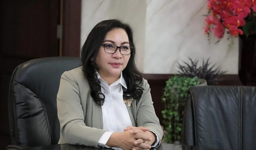 Jeane Marie Tulung Direktur Jenderal Bimbingan Masyarakat Kristen. Foto: Antara