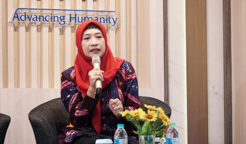 Siti Machmudah Direktur Pendidikan ITS saat menyosialisasikan aturan penerimaan mahasiswa baru ITS 2024, Sabtu (3/2/2024). Foto: Humas ITS