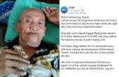 Harsono (69 tahun) warga Ngagel Madya Surabaya, sempat dikabarkan hilang. Foto: tangkapan layar Facebook e100, Ilsya magang suarasurabaya.net