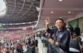 Basuki Tjahaja Purnama (Ahok) menghadiri kampanye Akbar Hajatan Rakyat Ganjar Pranowo-Mahfud MD di Stadion Utama Gelora Bung Karno, Jakarta, Sabtu (3/2/2024). Foto: istimewa