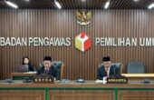 Puadi Ketua Majelis Sidang Bawaslu sekaligus Anggota Bawaslu RI dalam persidangan di Gedung Bawaslu RI, Jakarta, Kamis (15/2/2024) Foto : Antara