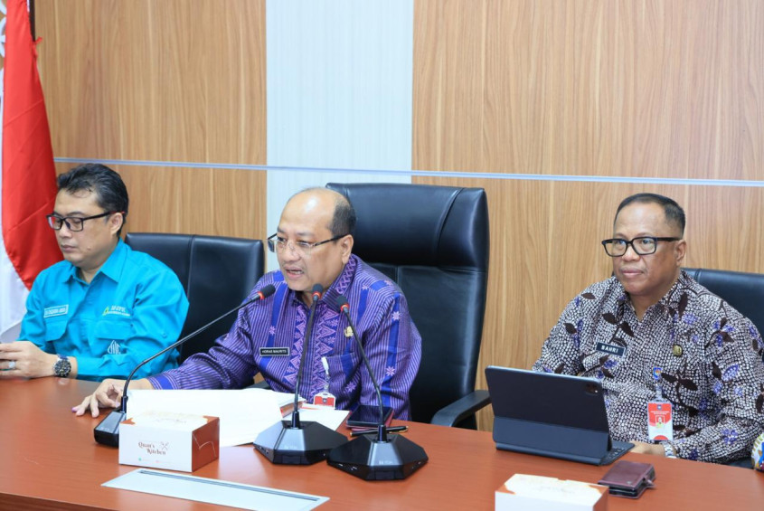 Kemendagri melalui Ditjen Keuda bersama BPJPH Kemenag menggelar koordinasi “Sosialisasi Penganggaran APBD untuk Fasilitasi Sertifikasi Halal” di Gedung BPJPH, Jakarta Timur, Kamis (15/2/2024). Foto: Kemendagri RI