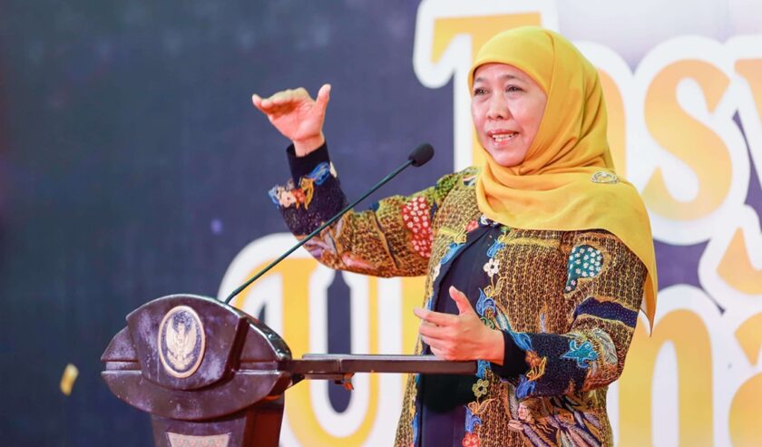 Khofifah Indar Parawansa Gubernur Jatim mengajak seluruh masyarakat untuk menjaga persaudaraan dalam Imlek 2024. Foto: Humas Pemprov Jatim