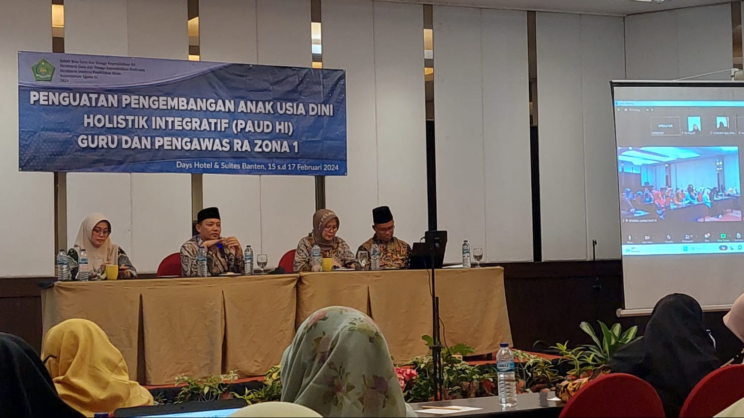 Rapat Penguatan Pengembangan Anak Usia Dini Holistik Integratif di Tangerang, Kamis (15/2/2024). Foto: Humas Kemenag