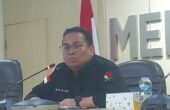 Rahmat Bagja Ketua Bawaslu saat konferensi pers di Gedung Bawaslu, Jakarta Pusat, Rabu (14/2/2024). Foto: Antara