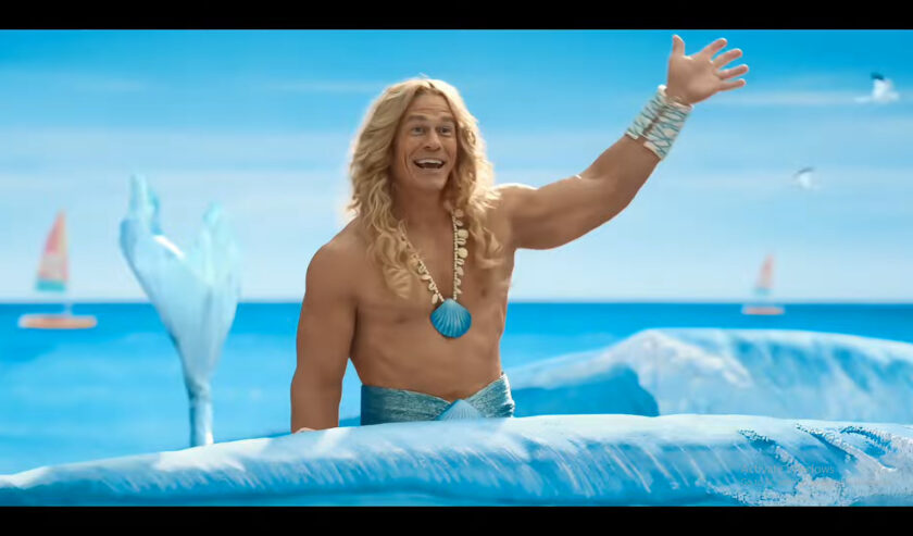 John Cena sebagai cameo dalam film "Barbie". Foto: Tangkapan layar YouTube SUPERFLEX
