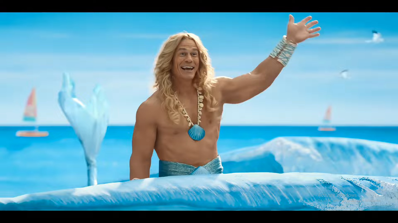 John Cena sebagai cameo dalam film "Barbie". Foto: Tangkapan layar YouTube SUPERFLEX