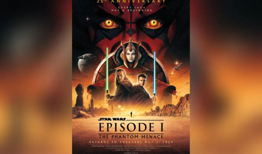 Poster “Star Wars Episode I: The Phantom Menace”. Foto: Antara