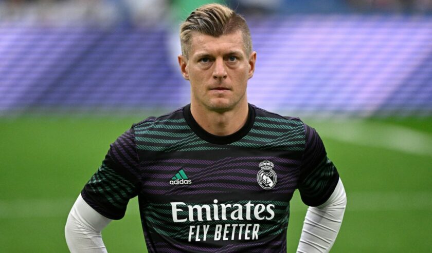 Toni Kroos gelandang Real Madrid akan habis masa kontrak pada Juni 2024. Foto: AFP