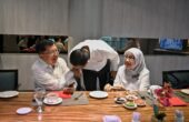 Anies Baswedan Calon Presiden nomor urut 1 menjamu Muhammad Jusuf Kalla untuk sarapan bersama di Hotel Discovery Ancol, Sabtu Pagi (10/2/2024). Foto: Istimewa