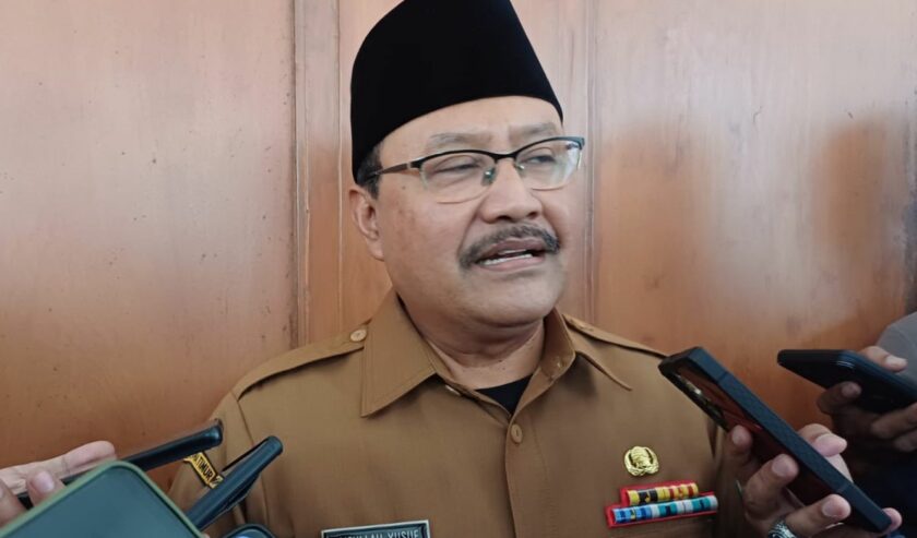 Saifullah Yusuf yang akrab disap Gus Ipul Sekjen PBNU sekaligus Wali Kota Pasuruan saat ditemui di Gedung Negara Grahadi, Senin (19/2/2024). Foto: Wildan suarasurabaya.net