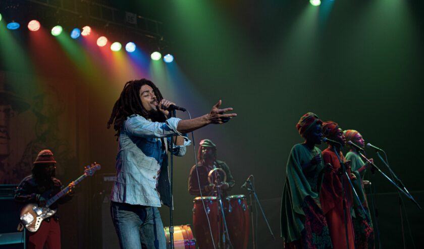 Film nomor satu di Amerika Serikat Bob Marley: One Love. Foto: Paramount