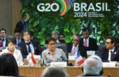 Pertemuan Menlu G20 yang berlangsung di Rio de Janeiro, Brazil