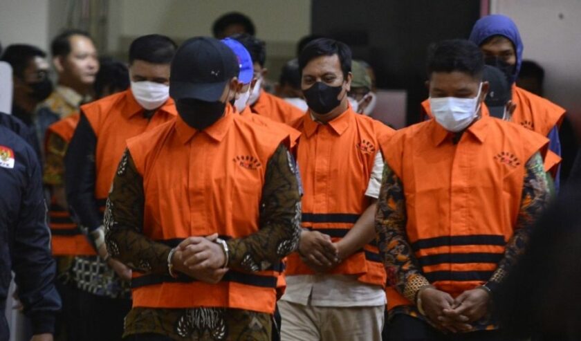 15 orang tersangka kasus dugaan pungli di Rutan KPK