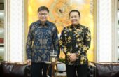 Bambang Soesatyo Ketua MPR RI (kanan) bersama Kwok Fook Seng Duta Besar Singapura untuk RI (kiri). Foto: Humas MPR RI